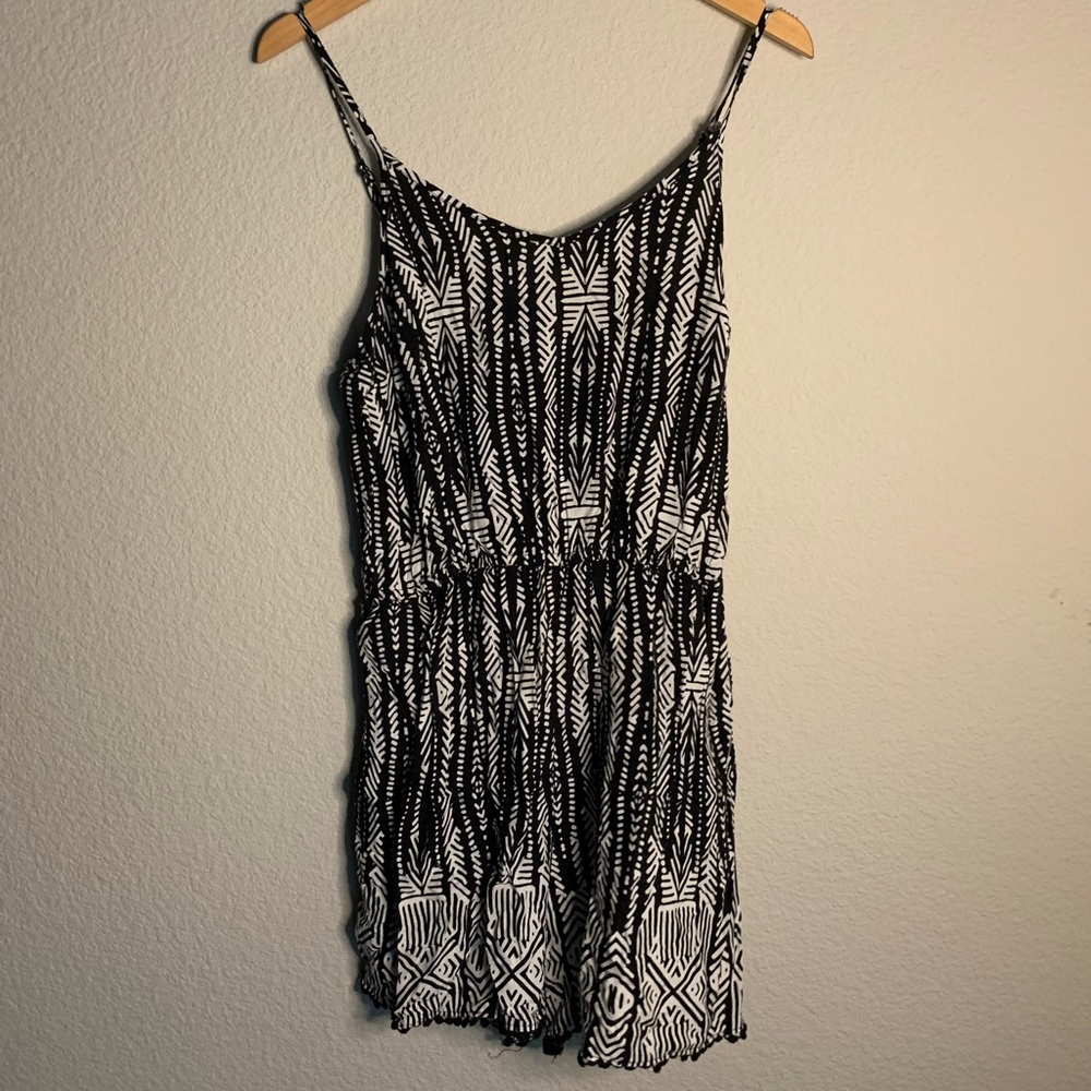Black & White Romper